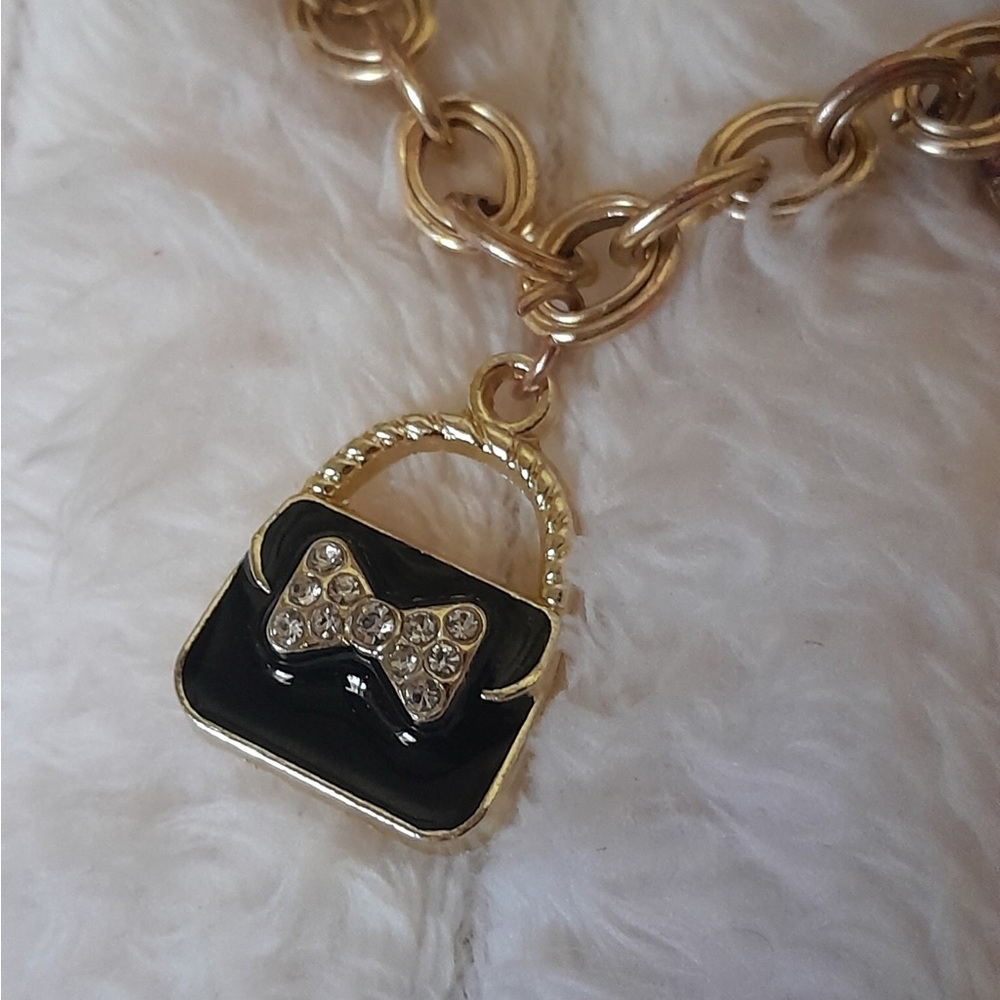 Enamel 6pcs Mini Purse Bag Charms / Keychain - Perfect for DIY Multicolor - Picture 5 of 8